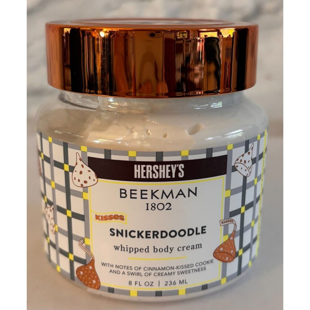 NEW Beekman 1802 x Hershey’s Kisses Snickerdoodle Whipped Body Cream Ltd Edition
